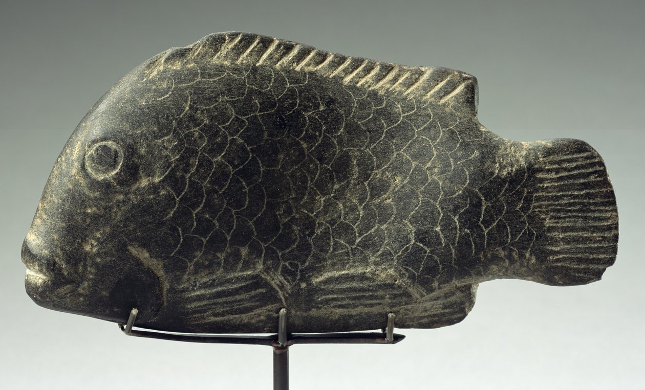 Hal, ie 1540-1069 (kemény fekete kő) alkotó: New Kingdom Egyptian