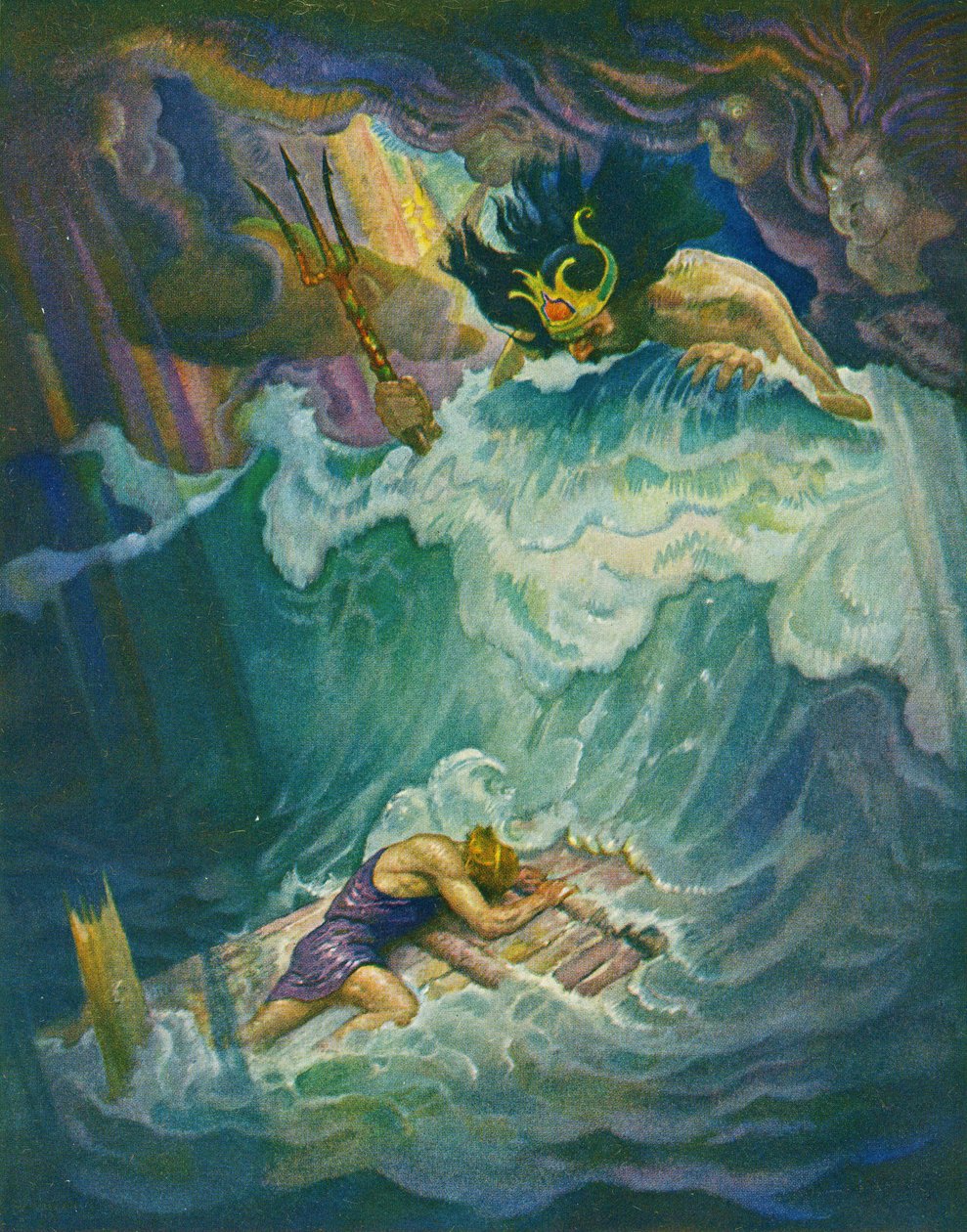Odüsszeusz tutaja alkotó: Newell Convers Wyeth