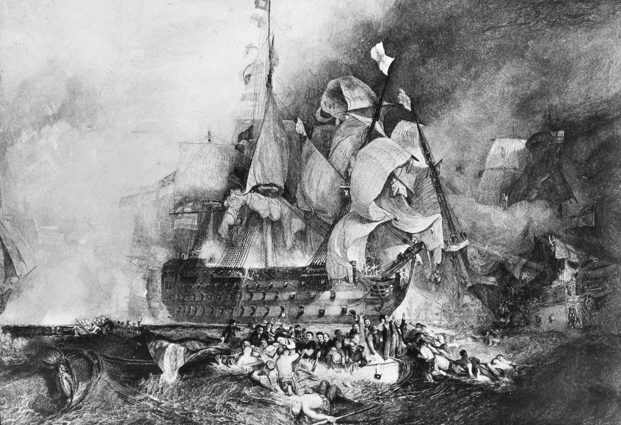 HMS Victory, brit hadihajó, c1805 alkotó: Newton and Co
