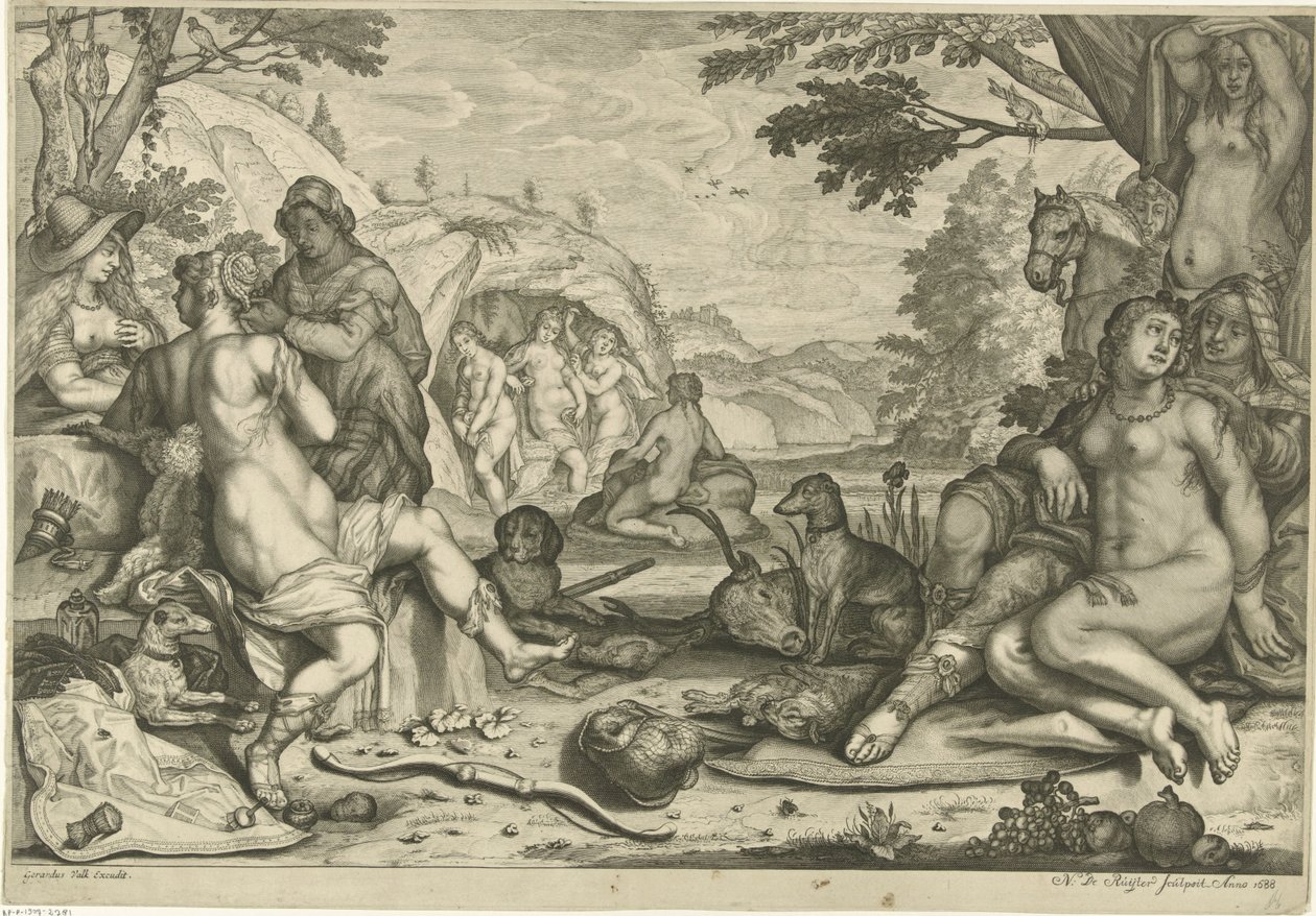 Diana Callistoban alkotó: Nicaise de Ruyter