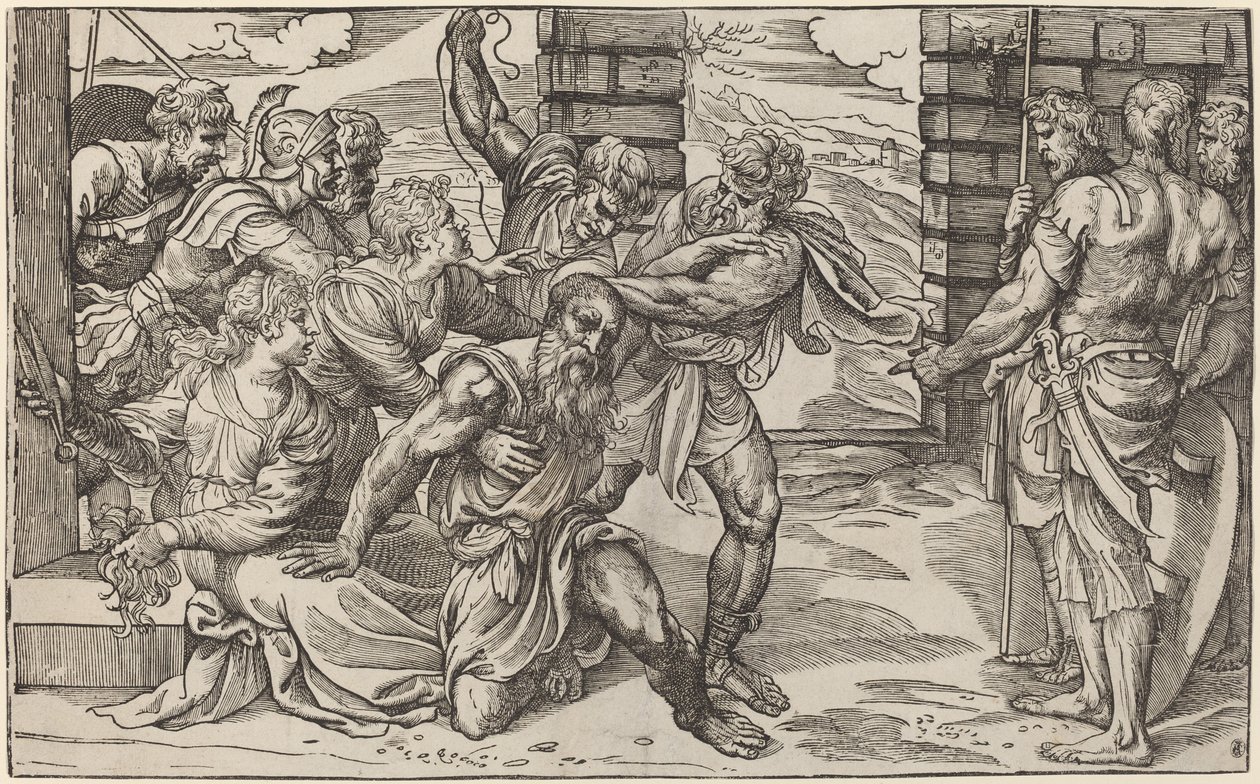Sámson és Delila alkotó: Niccolò Boldrini after Titian