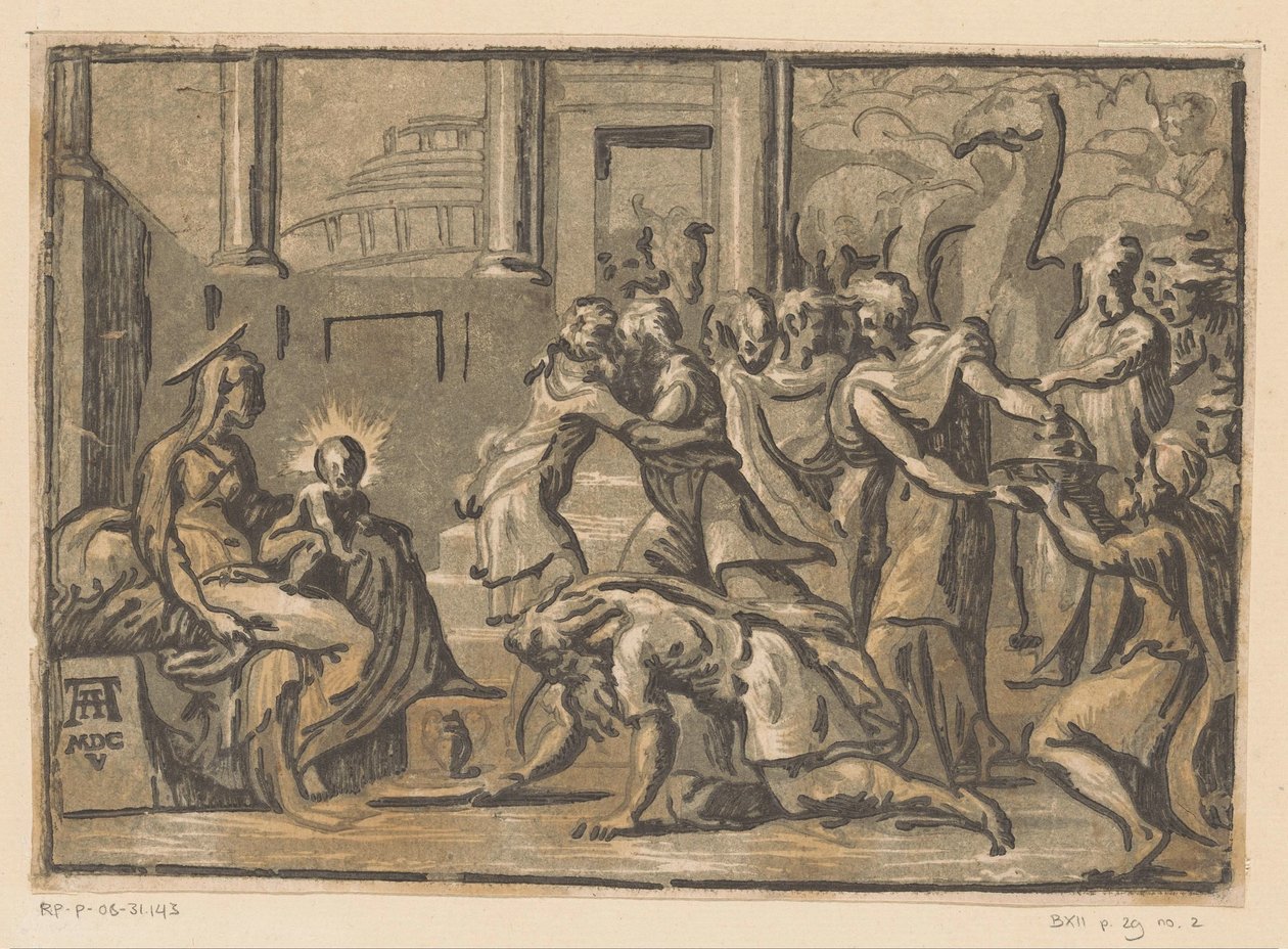 A királyok imádása alkotó: Niccolò Vicentino (attributed to)