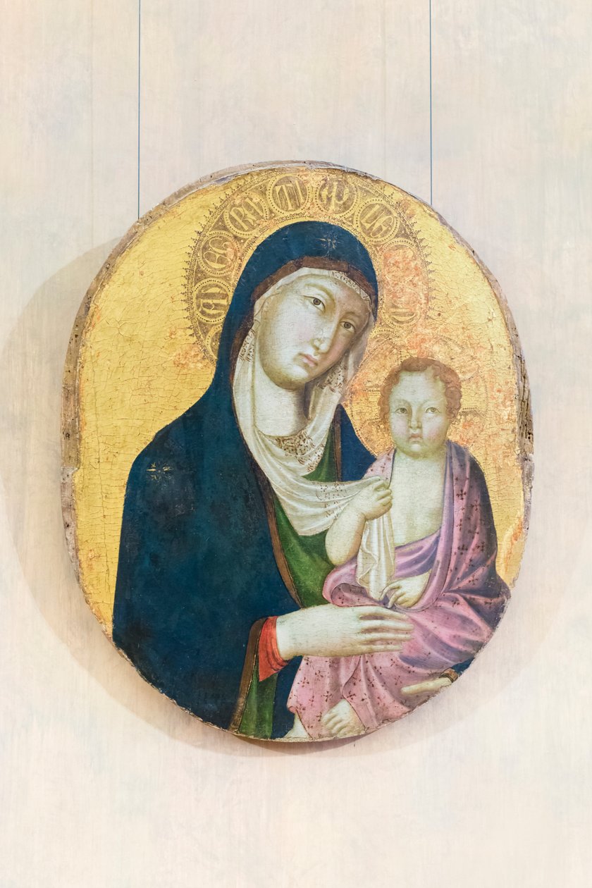Madonna és a gyermek alkotó: Niccolò di Segna