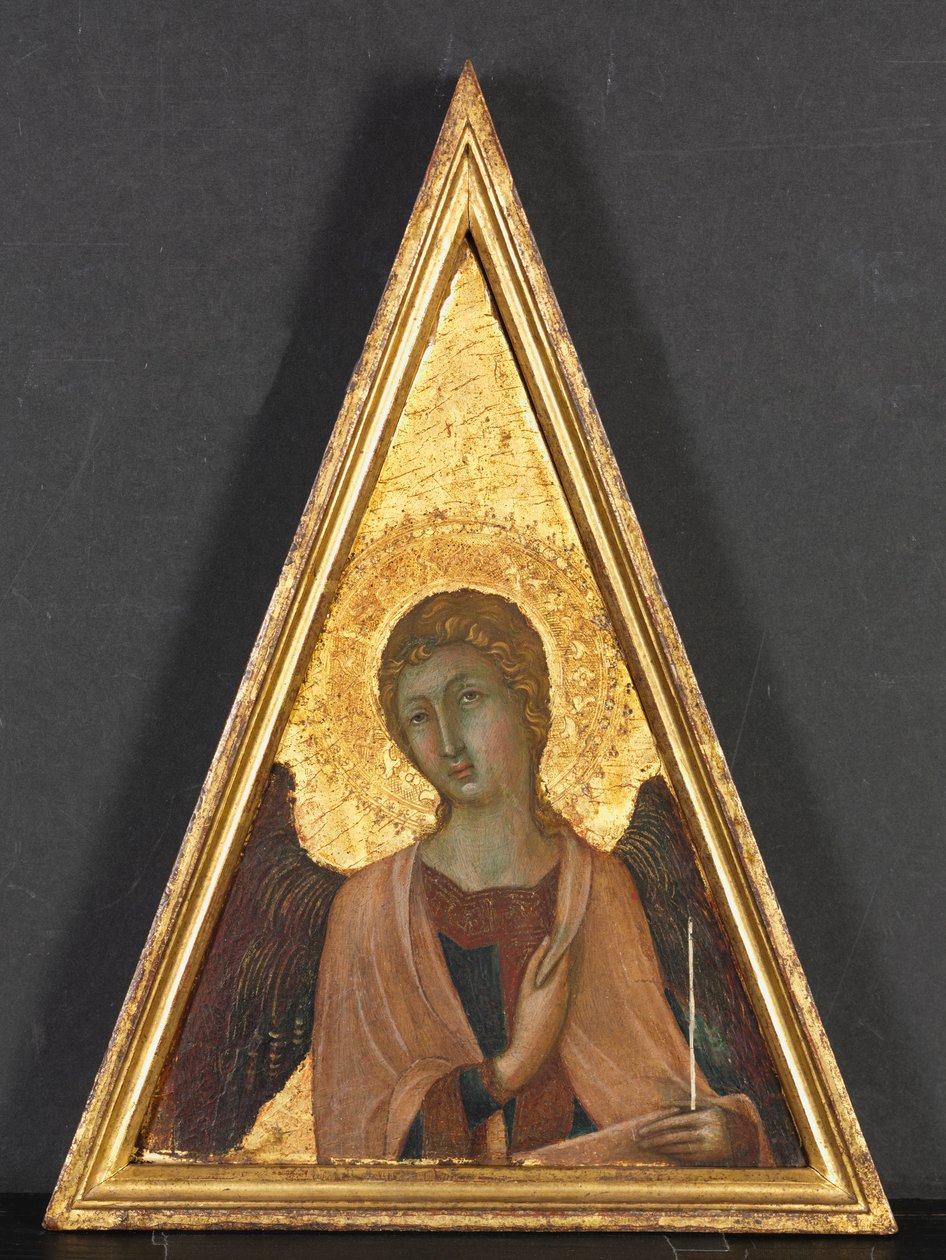 Pinnacle angyallal, c. 1340. alkotó: Niccolò di Segna