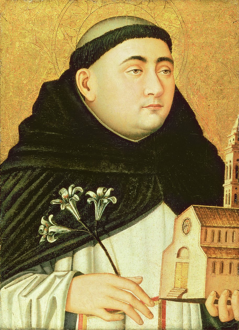 Szent Domonkos mellszobra, 1455 körül alkotó: Niccolo Antonio Colantonio