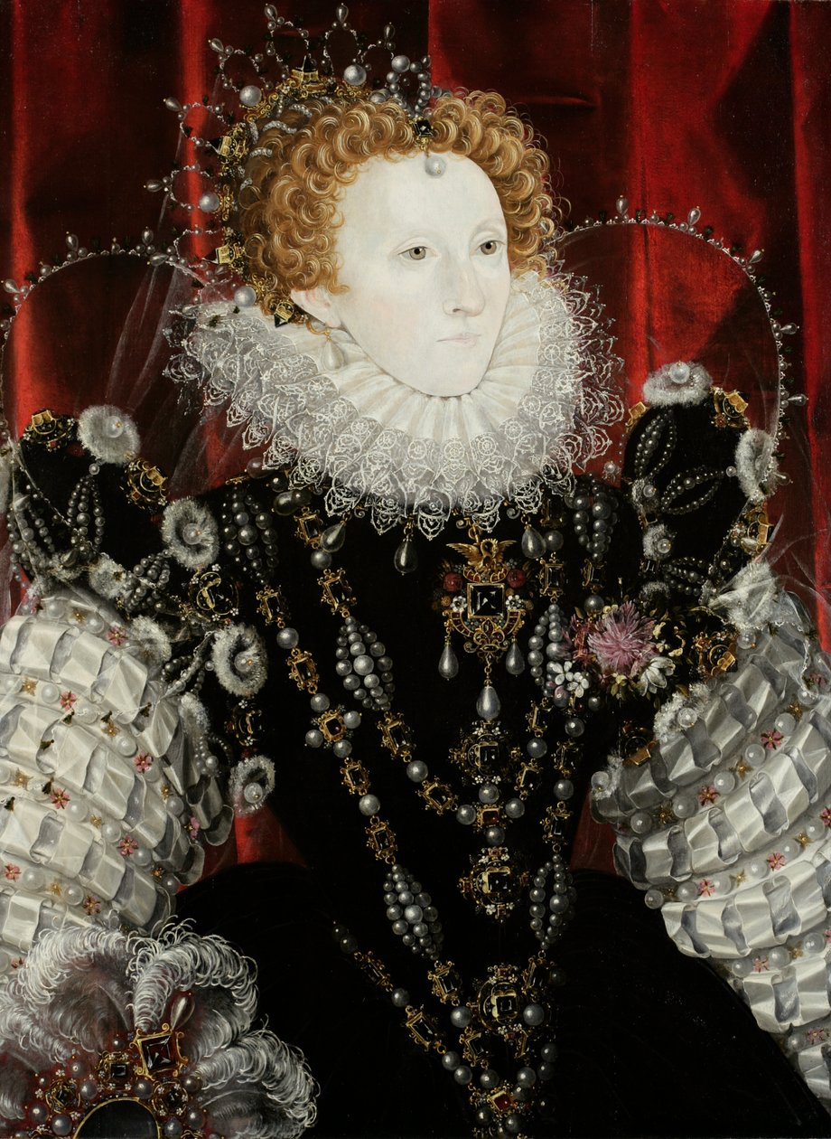 Erzsébet királynő (1533-1603) alkotó: Nicholas Hilliard