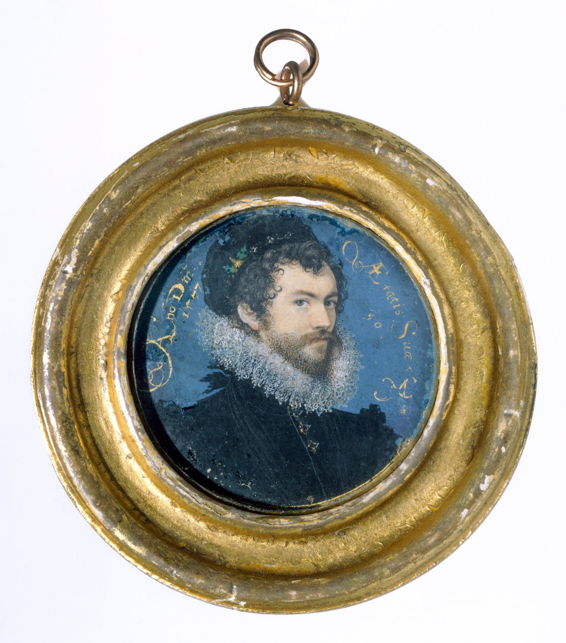 Önarckép, 1577 (wc pergamen) alkotó: Nicholas Hilliard