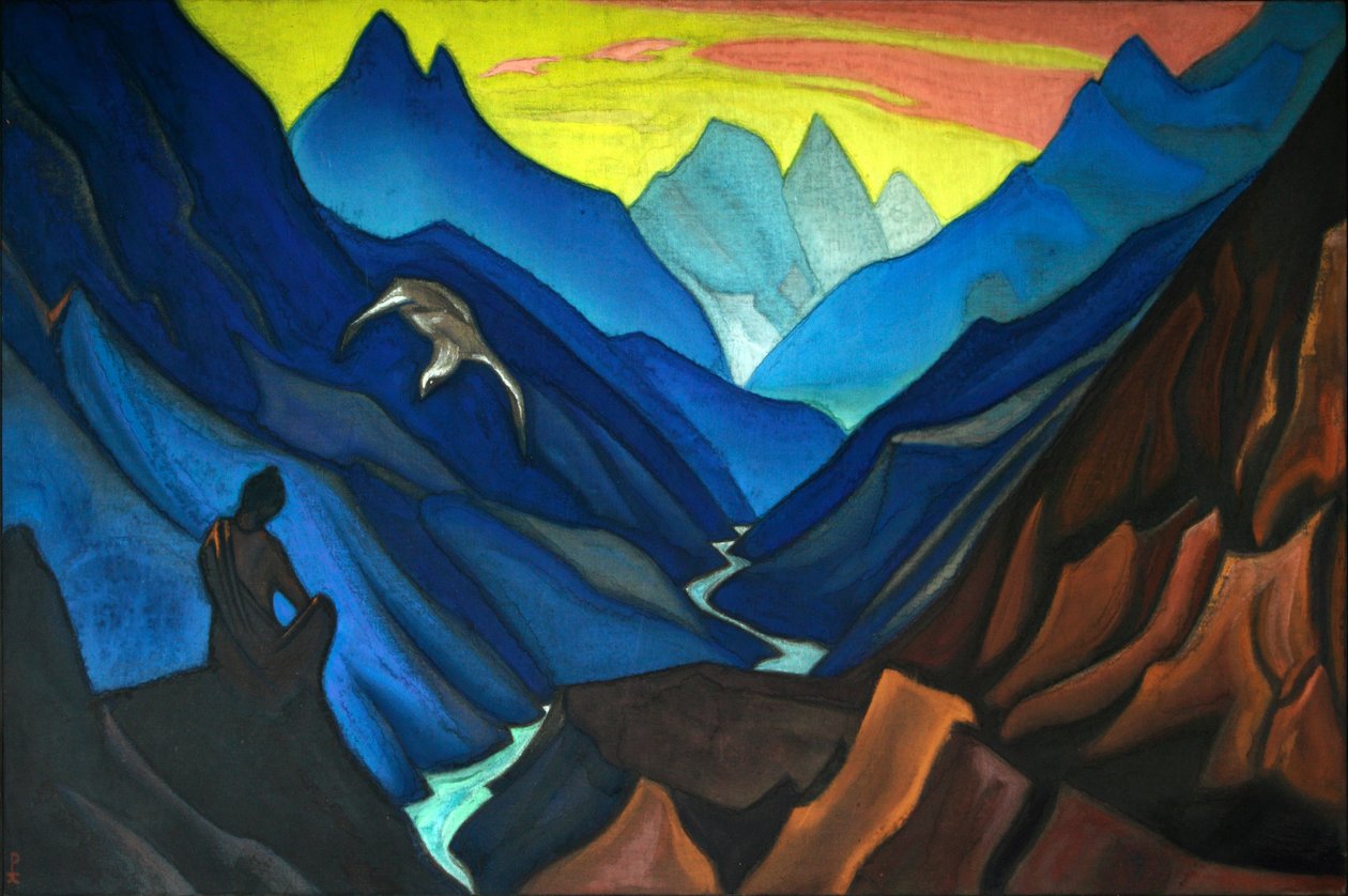 A mester parancsnoksága, 1947. alkotó: Nicholas Roerich