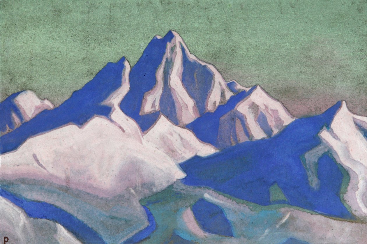 Himalája, 1943. alkotó: Nicholas Roerich