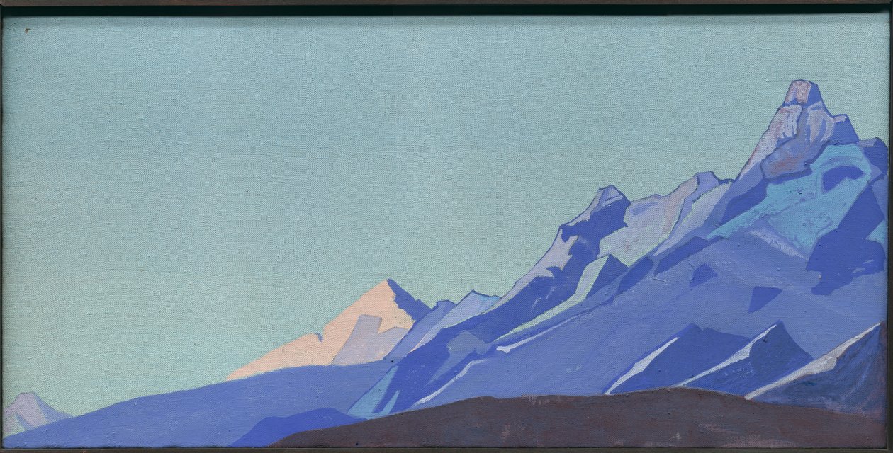 Himalája, este, 1933 alkotó: Nicholas Roerich