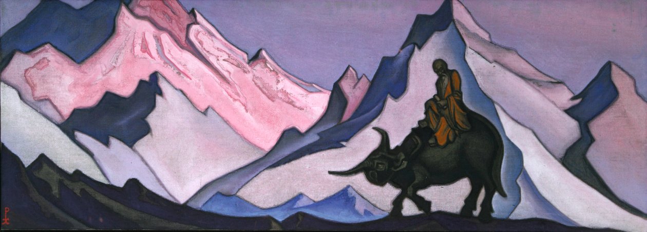 Laoszi karakterek, 1943. alkotó: Nicholas Roerich