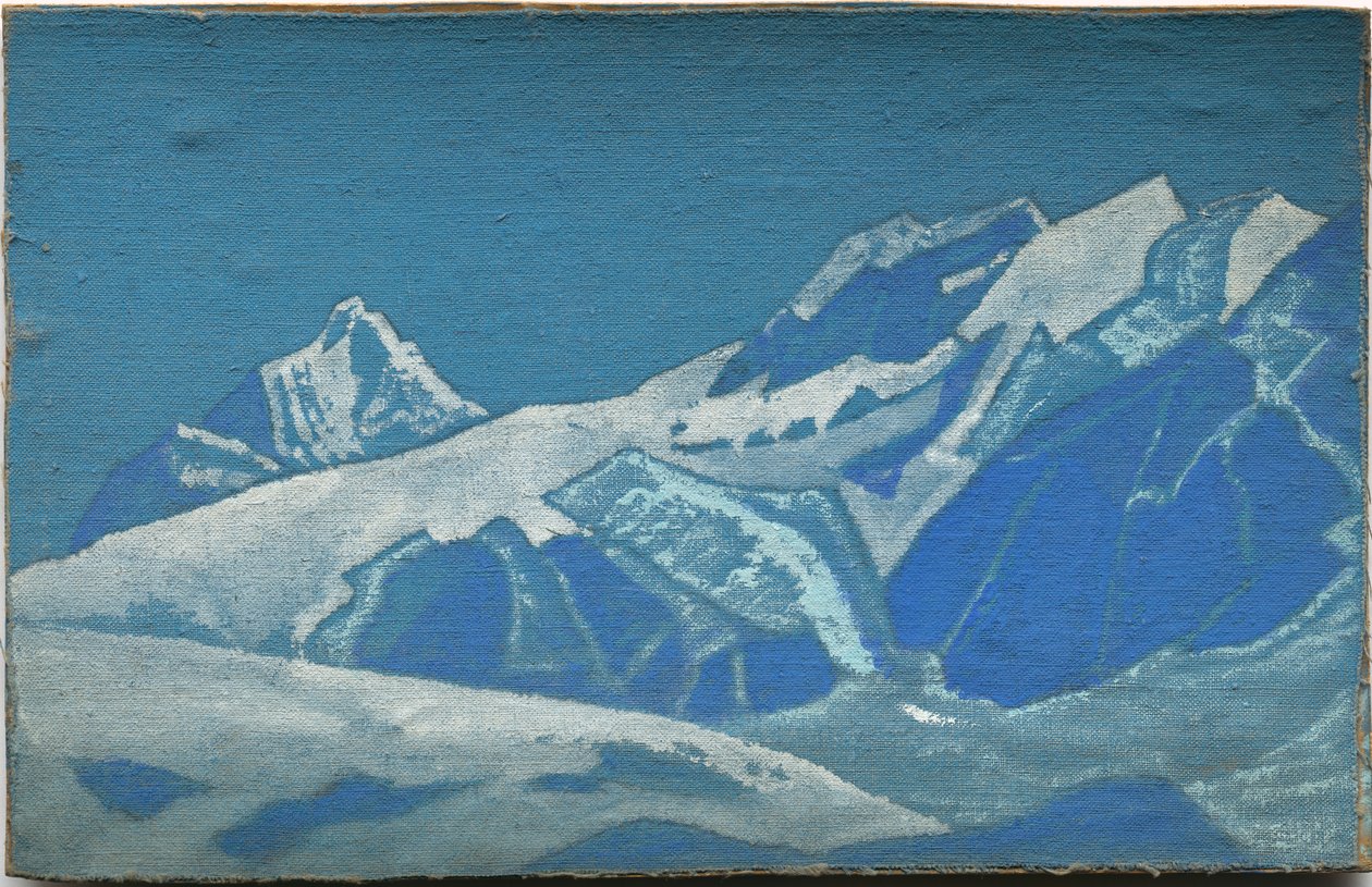 Hegyi tanulmány, 1928 körül?31 alkotó: Nicholas Roerich