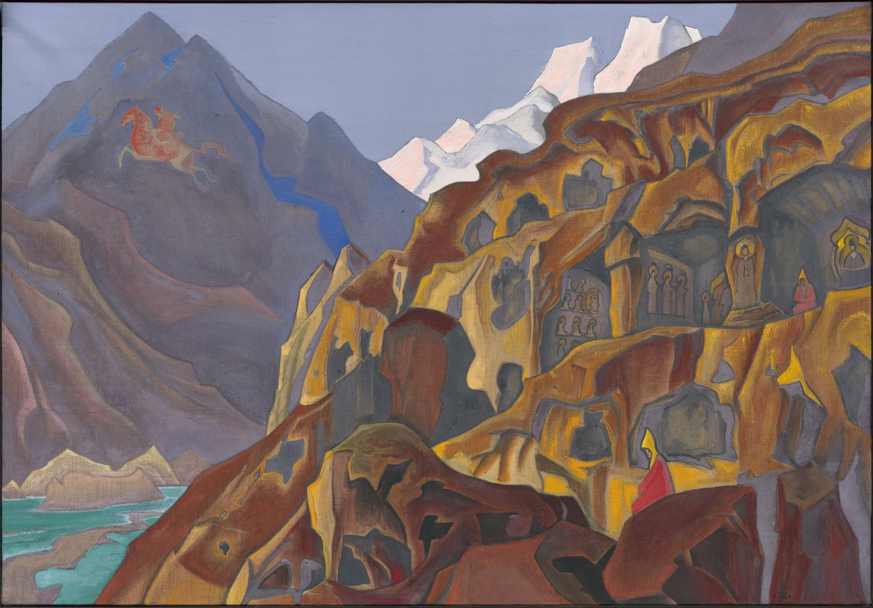 Szent barlangok, 1932 alkotó: Nicholas Roerich