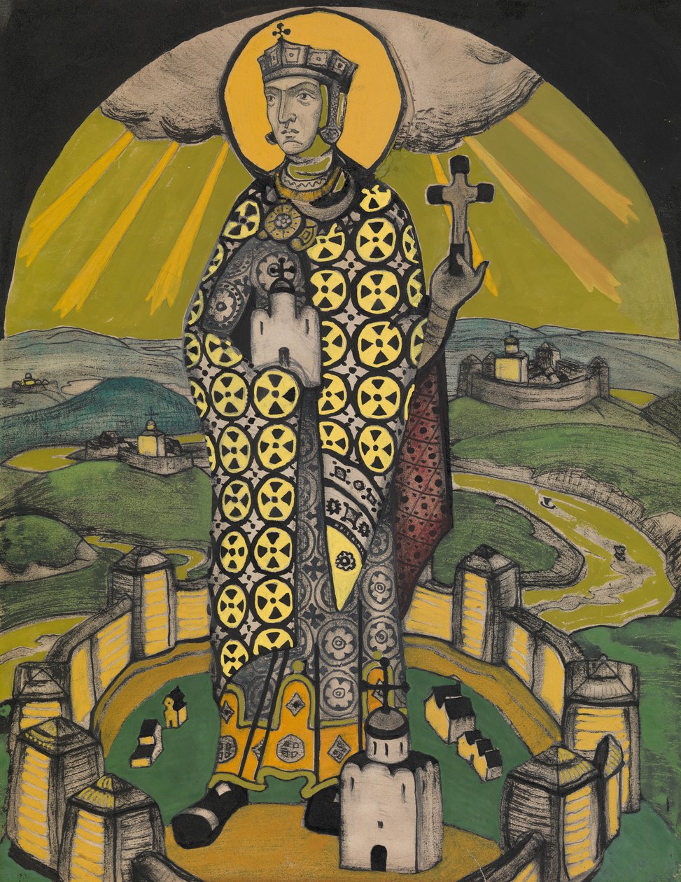 Szent Olga, Kijev hercegnője alkotó: Nikolai Konstantinowitsch Roerich