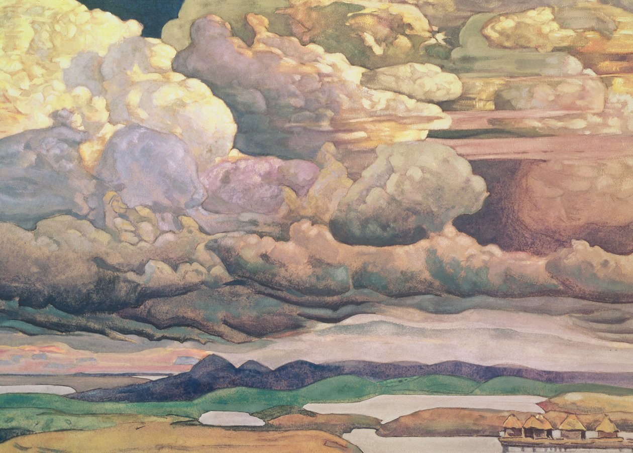 Skyscape, 1912 alkotó: Nicholas Roerich