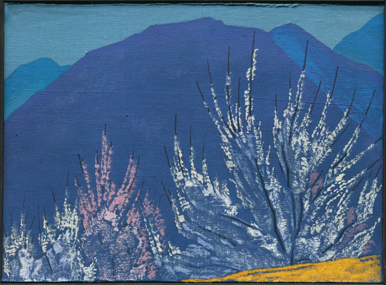 Tanulmány a „Krishna” festményhez, 1933 alkotó: Nicholas Roerich