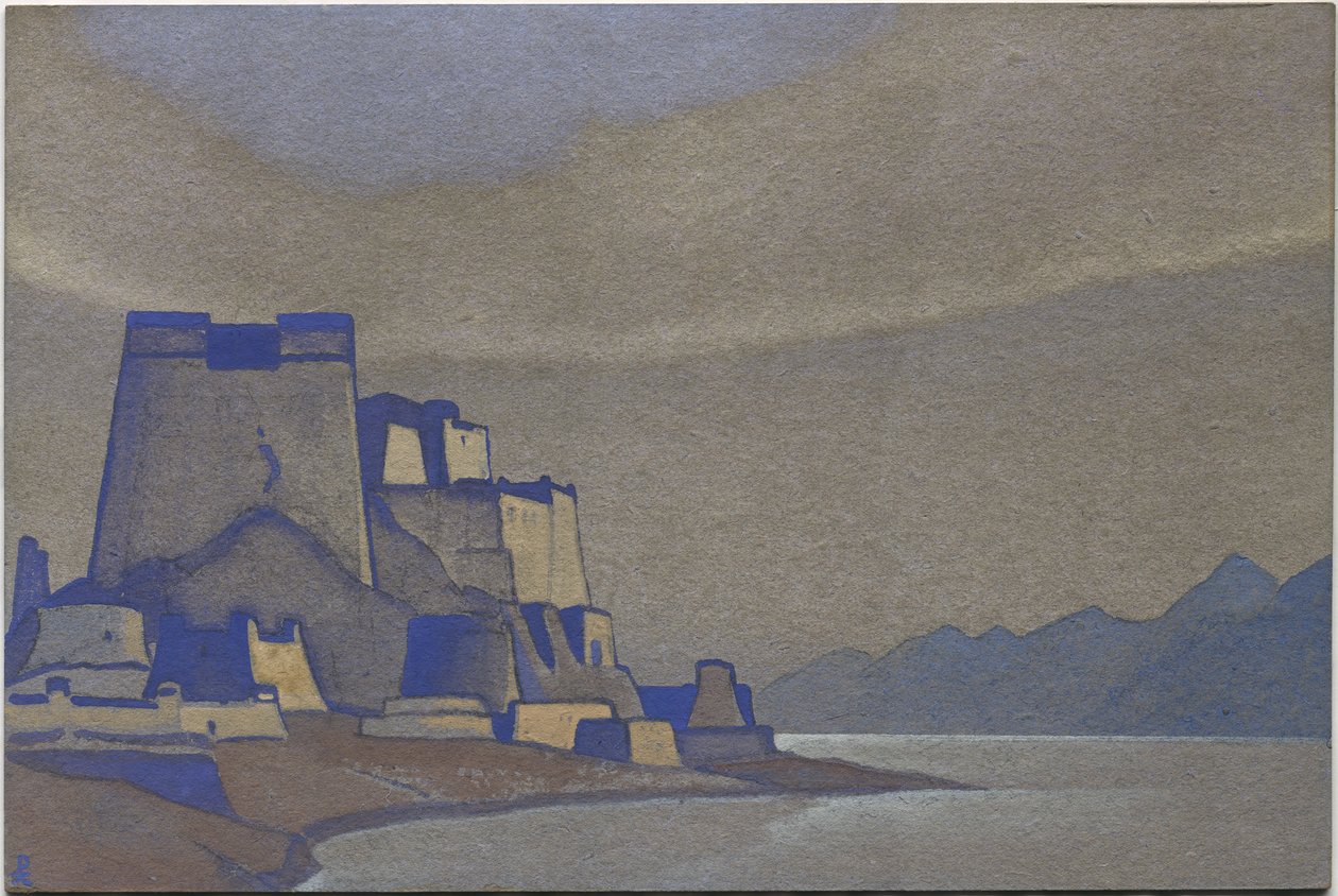 Tibet, Dzong, 1936 alkotó: Nicholas Roerich