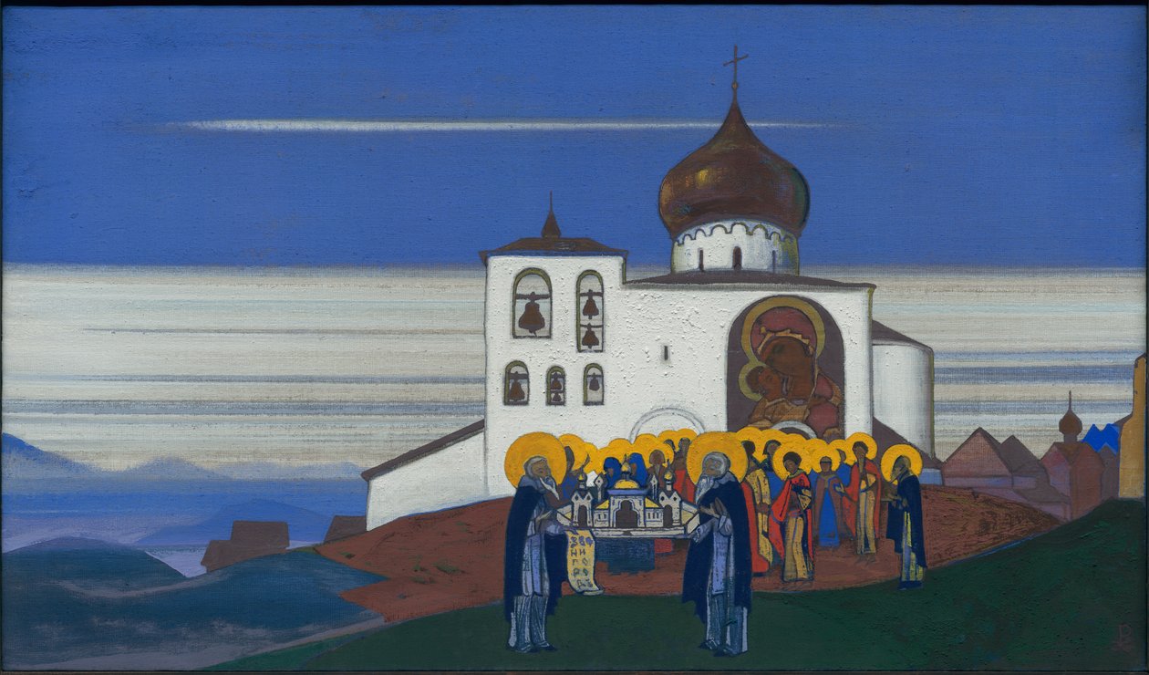 Zvenigorod, 1933 alkotó: Nicholas Roerich