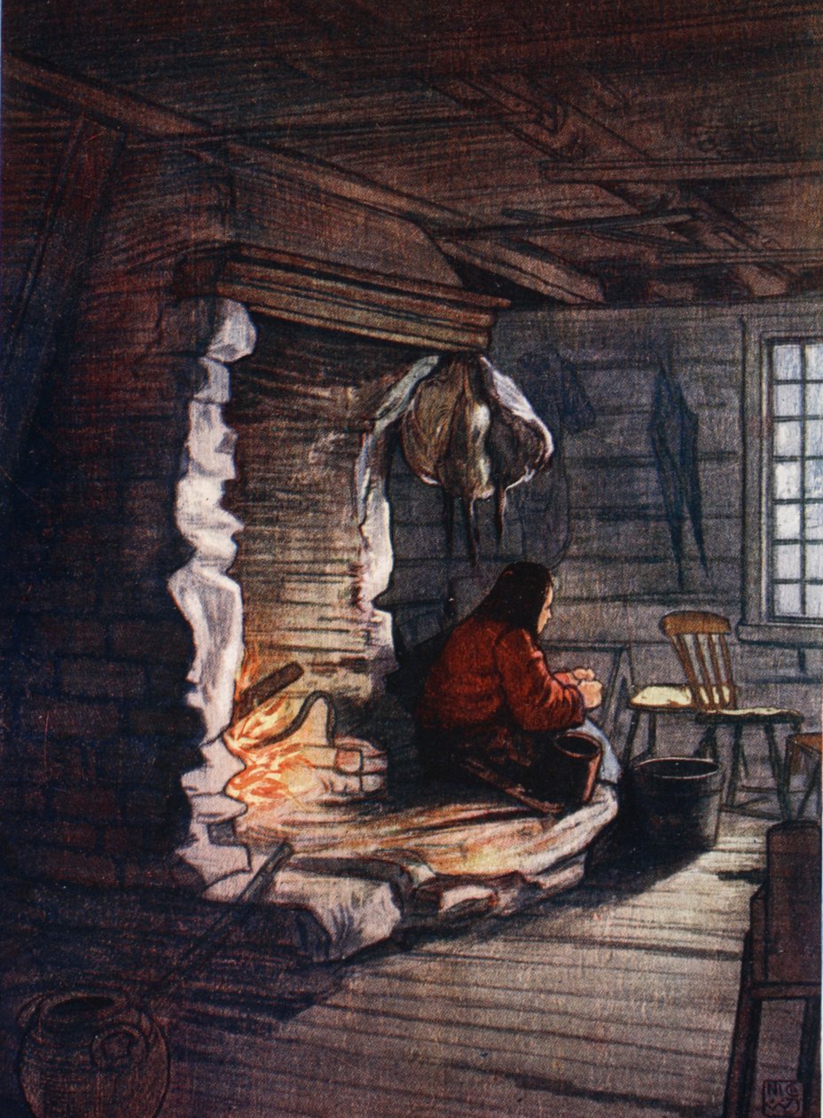 A vacsora elkészítése: Selbo, 1905 alkotó: Nico Jungman