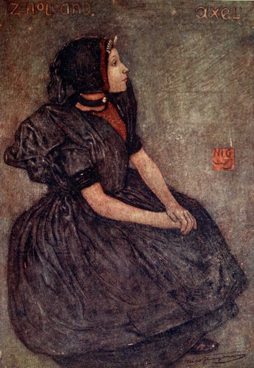 Egy zeelandi lány, 1904 alkotó: Nico Jungman