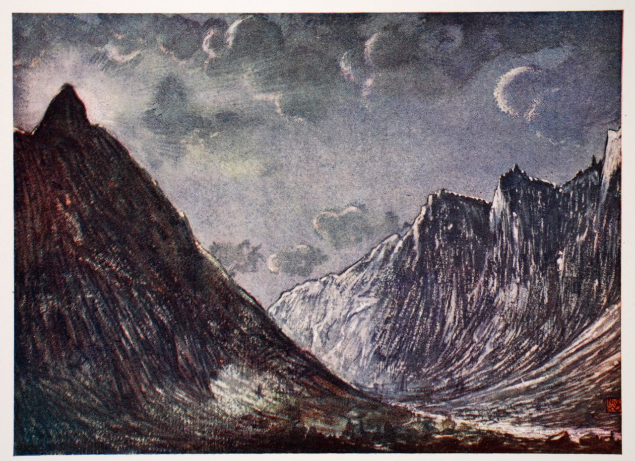 Romsdals Horn, 1905 alkotó: Nico Jungman