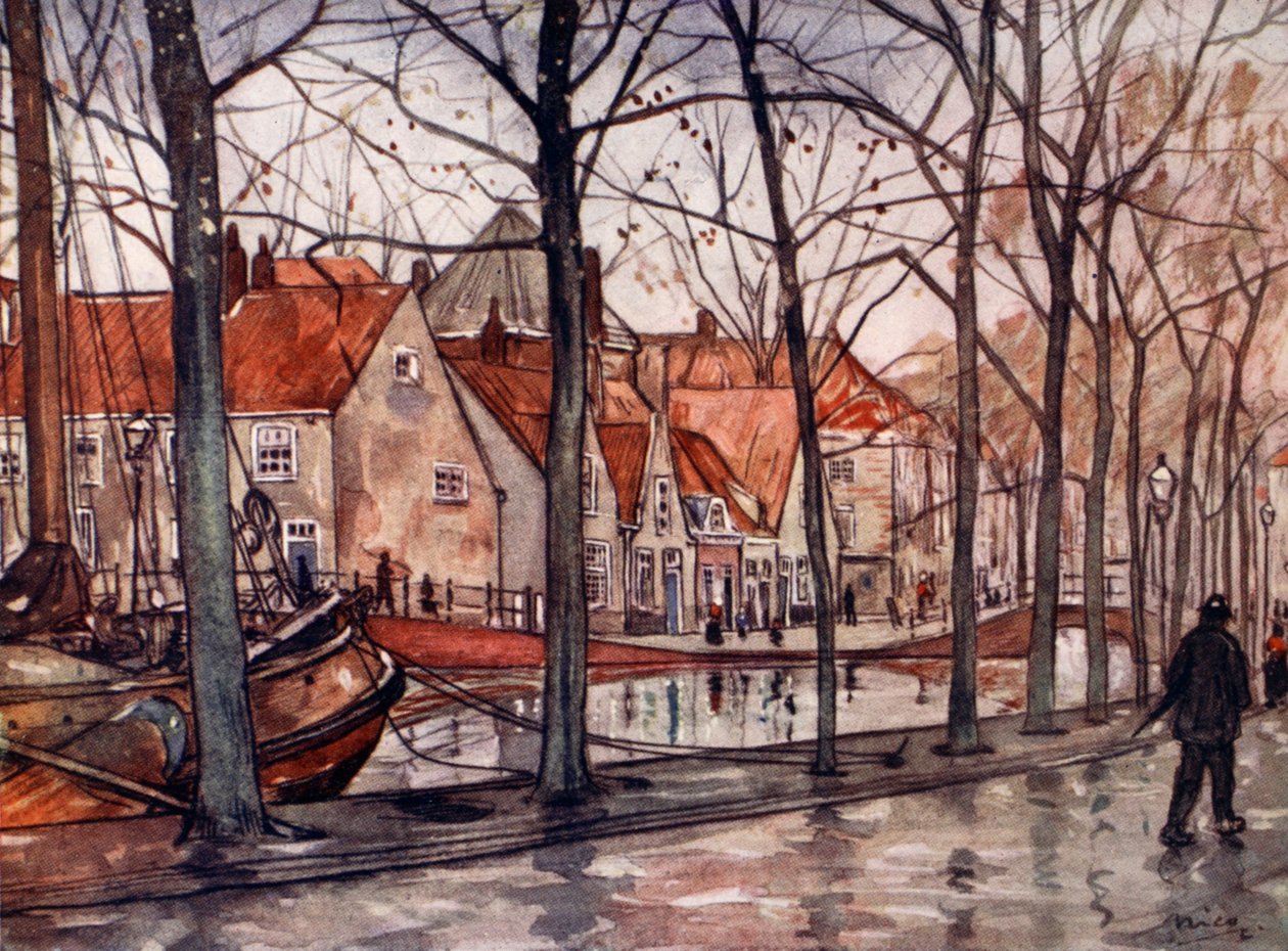 A kikötő, Hága, 1904 alkotó: Nico Jungman