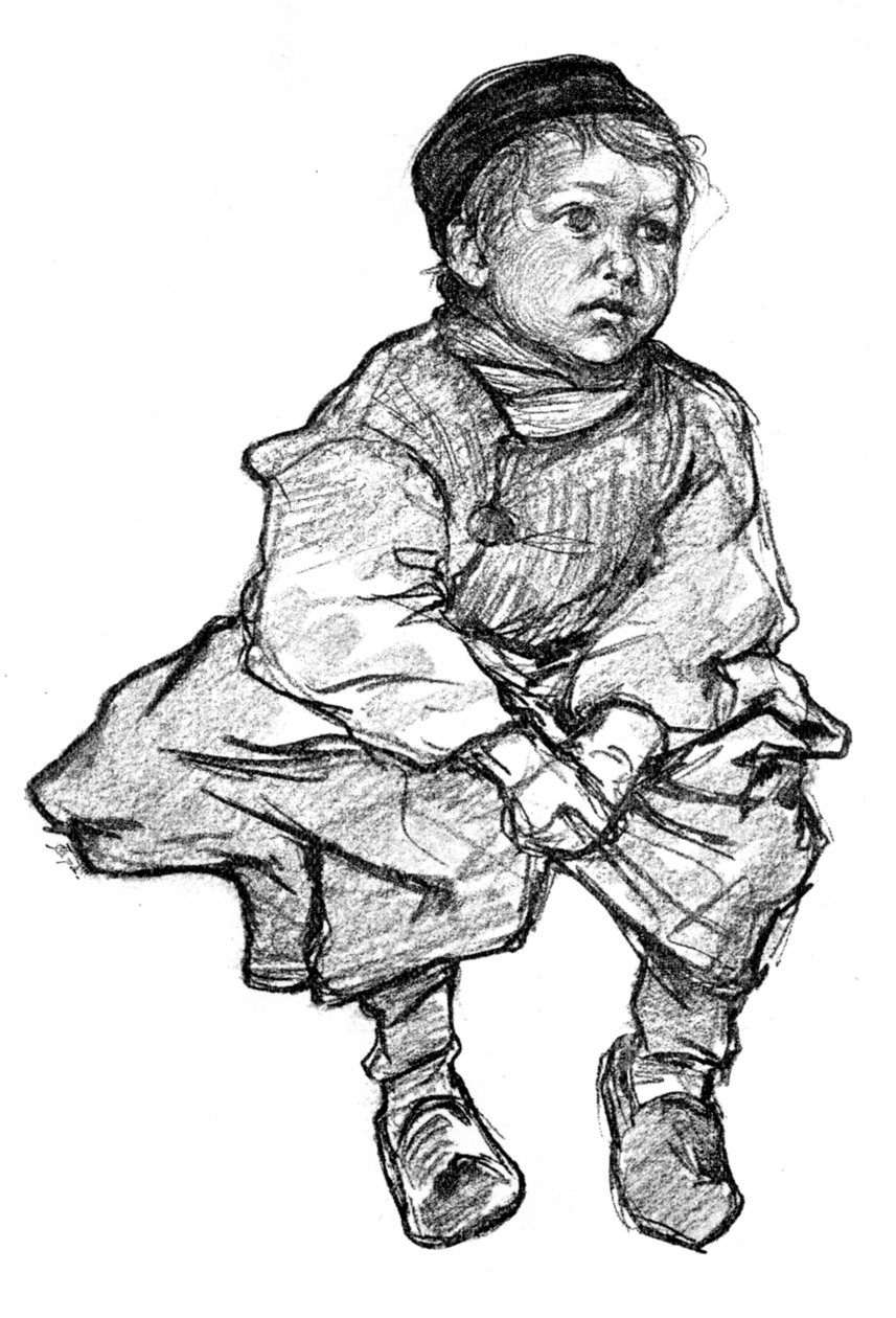 A falon, Vollendam, 1898. alkotó: Nico Jungmann
