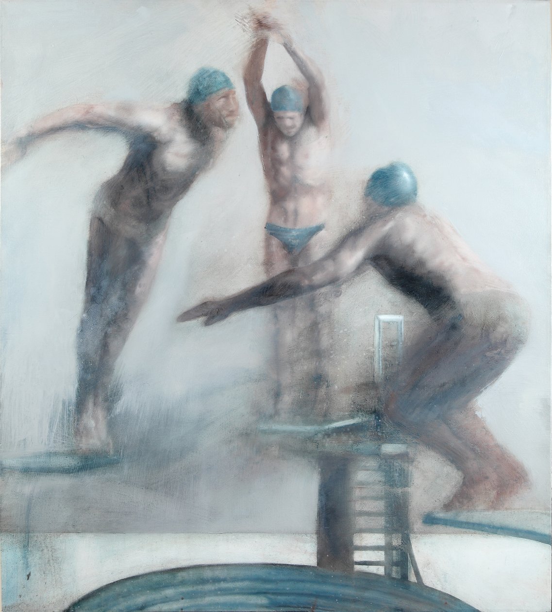 Búvárok, 2012 (olaj, vászon) alkotó: Nicola Pucci