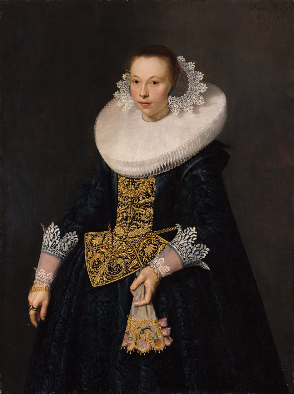Fiatal nő portréja, 1632 alkotó: Nicolaes Eliasz