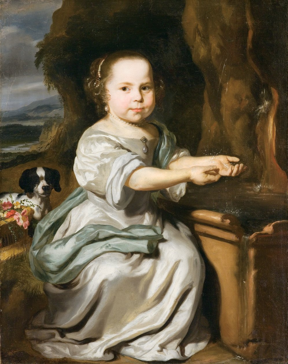 Lányportré, 1664 körül alkotó: Nicolaes Maes