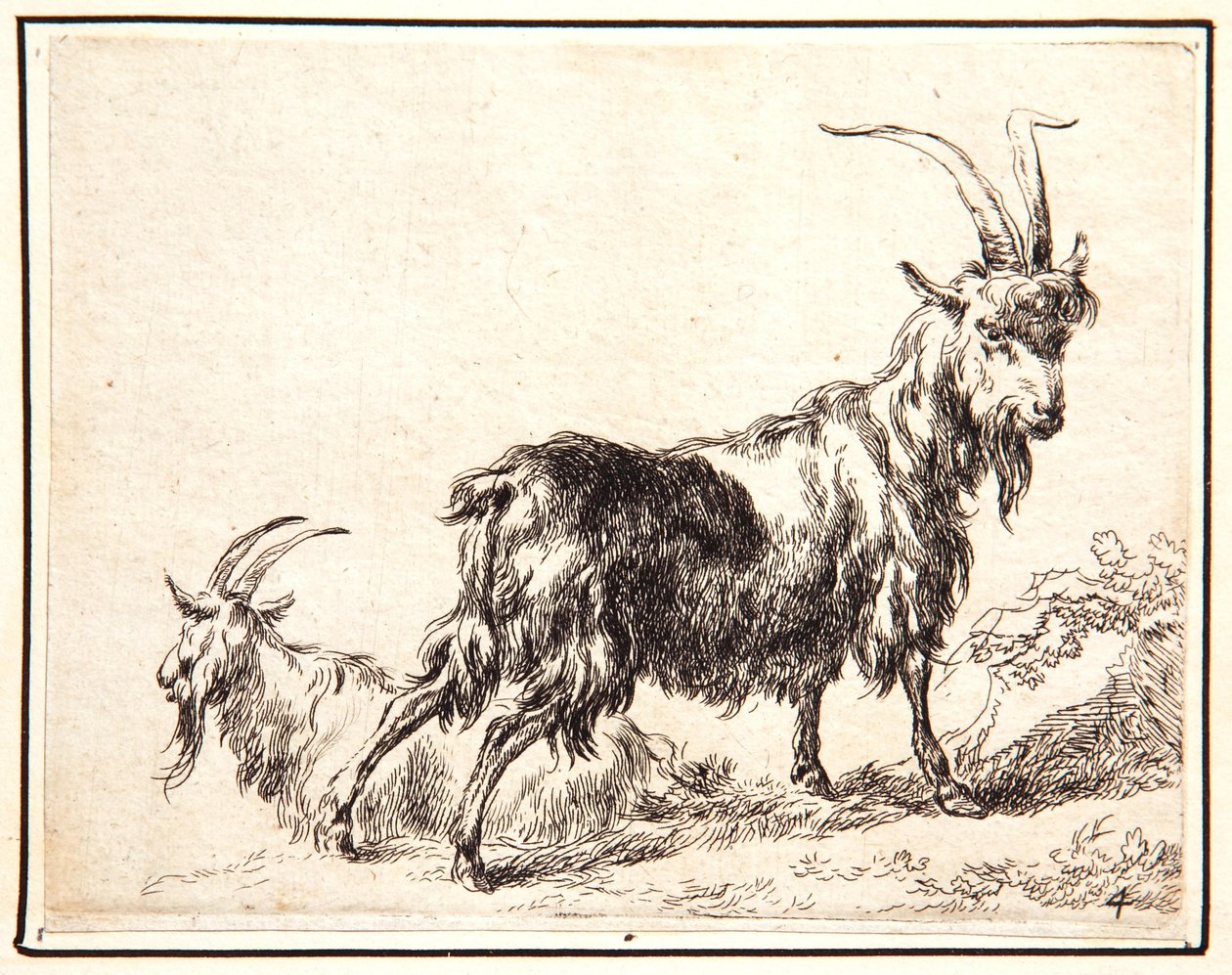 Kecskék alkotó: Nicolaes Pietersz. Berchem