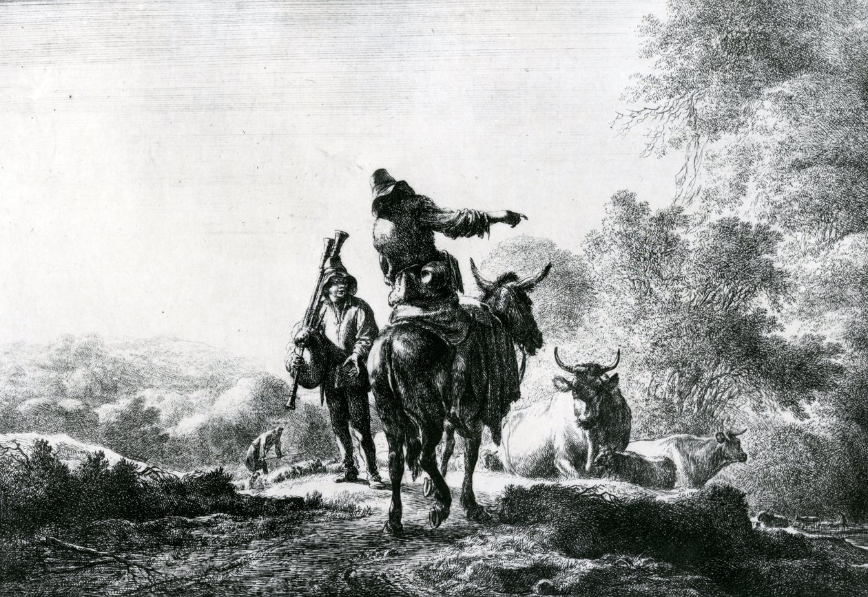 A Bag Piper alkotó: Nicolaes Pietersz. Berchem