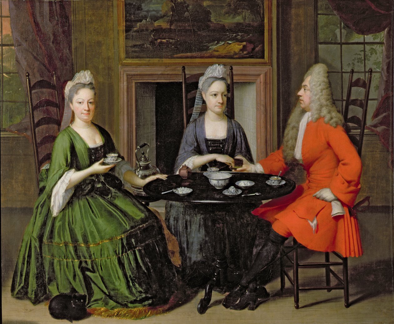 Tea Party alkotó: Nicolaes Verkolje