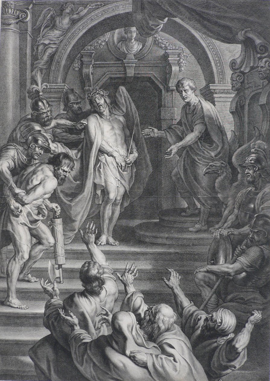 Ecce Homo, Peter Paul Rubens után alkotó: Nicolaes Lauwers