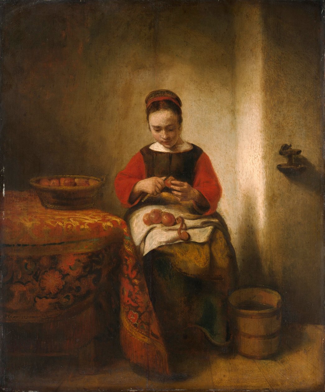 Almahéj, 1655 körül (olaj, fa) alkotó: Nicolaes Maes