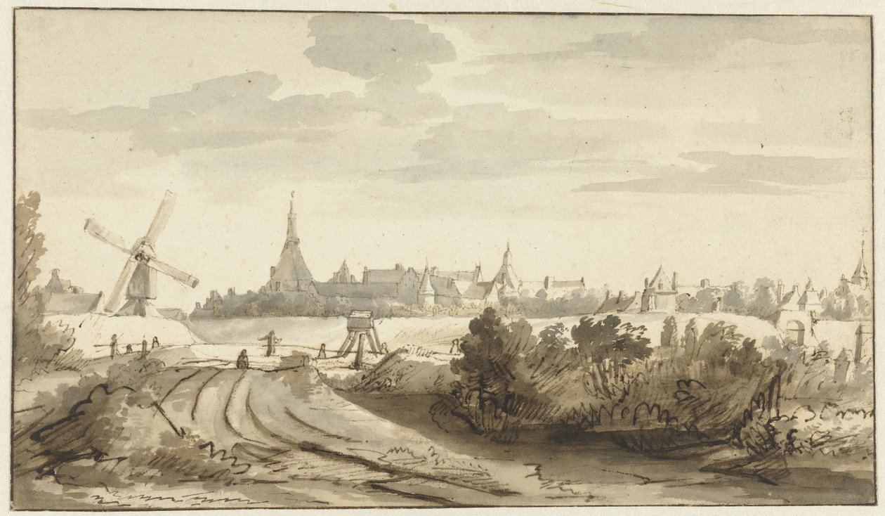 Ravestein kilátása alkotó: Nicolaes Maes