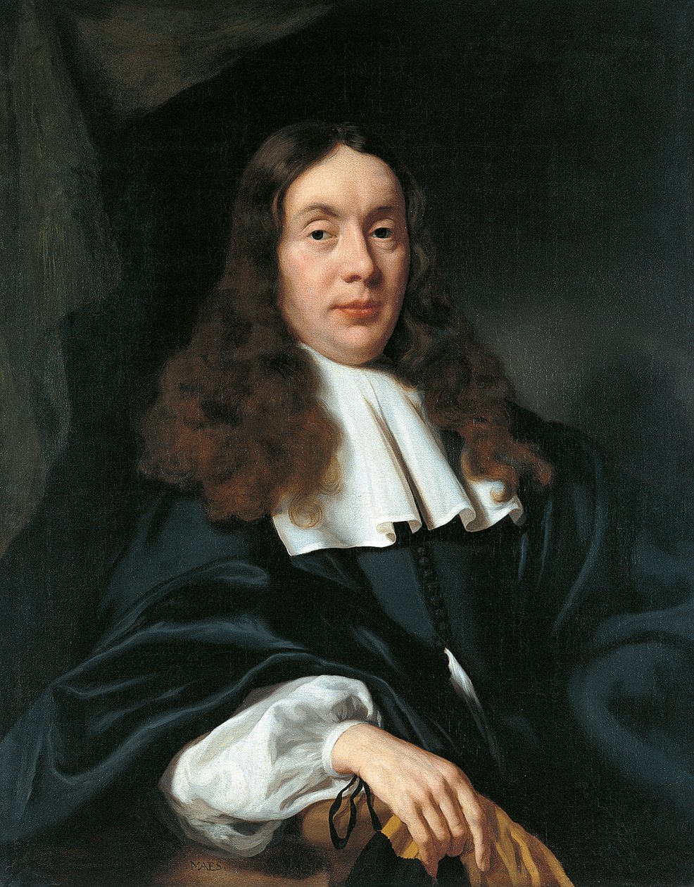 Egy férfi portréja alkotó: Nicolaes Maes