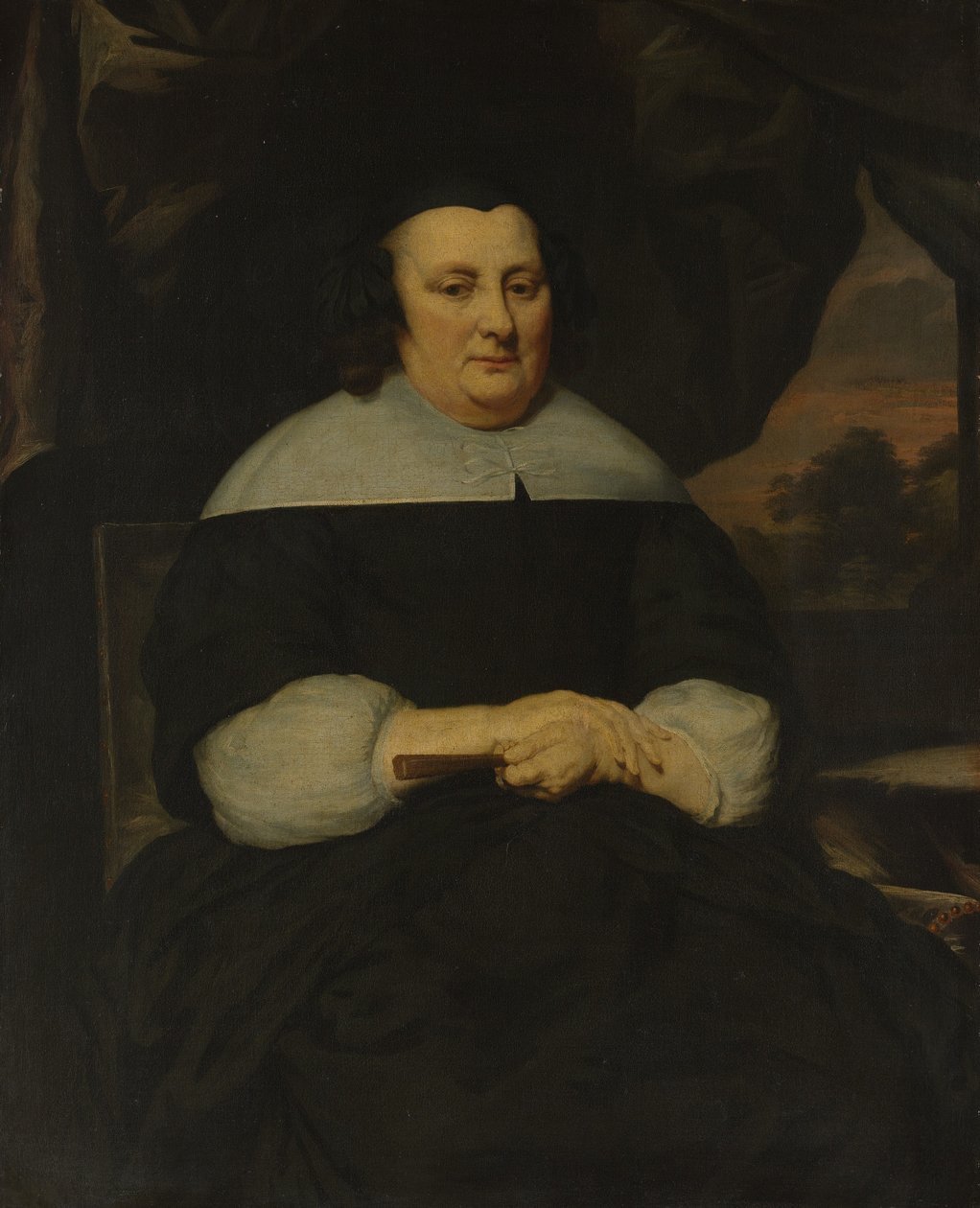 Női portré, kb. 1665-70. alkotó: Nicolaes Maes