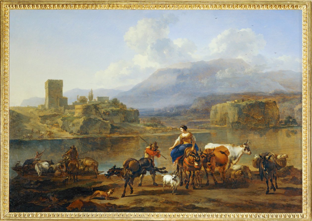 A bac ... alkotó: Nicolaes Pietersz. Berchem