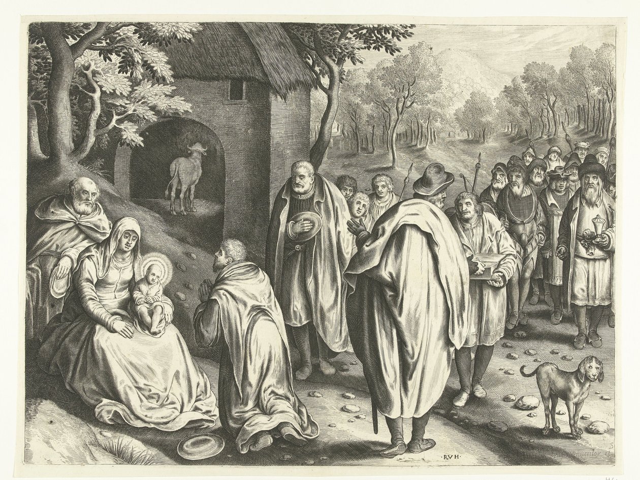 A királyok imádása alkotó: Nicolaes de Bruyn