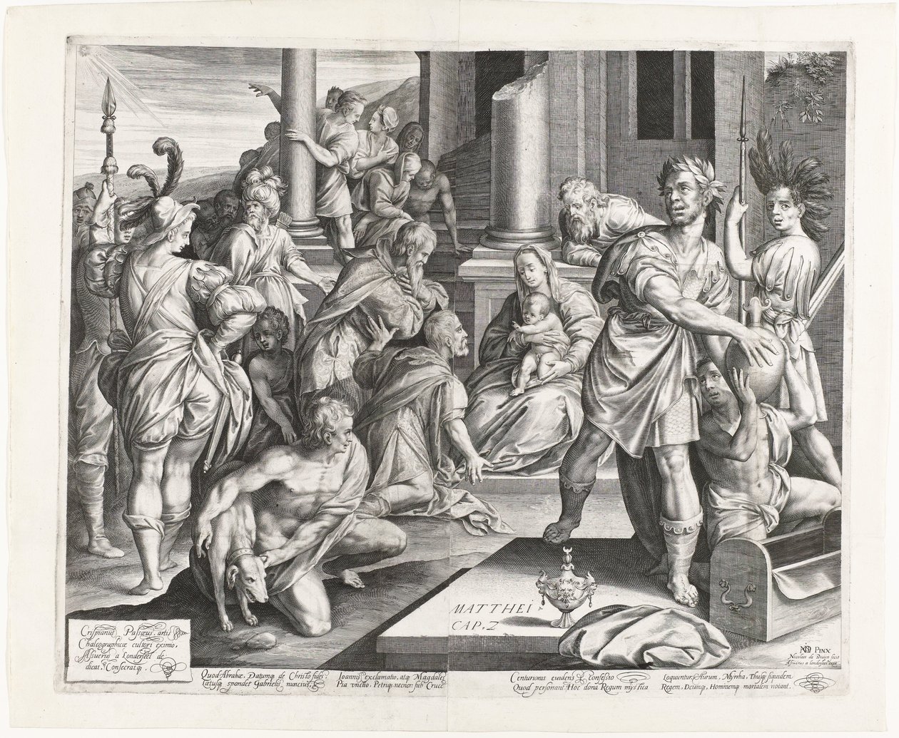 A királyok imádása alkotó: Nicolaes de Bruyn
