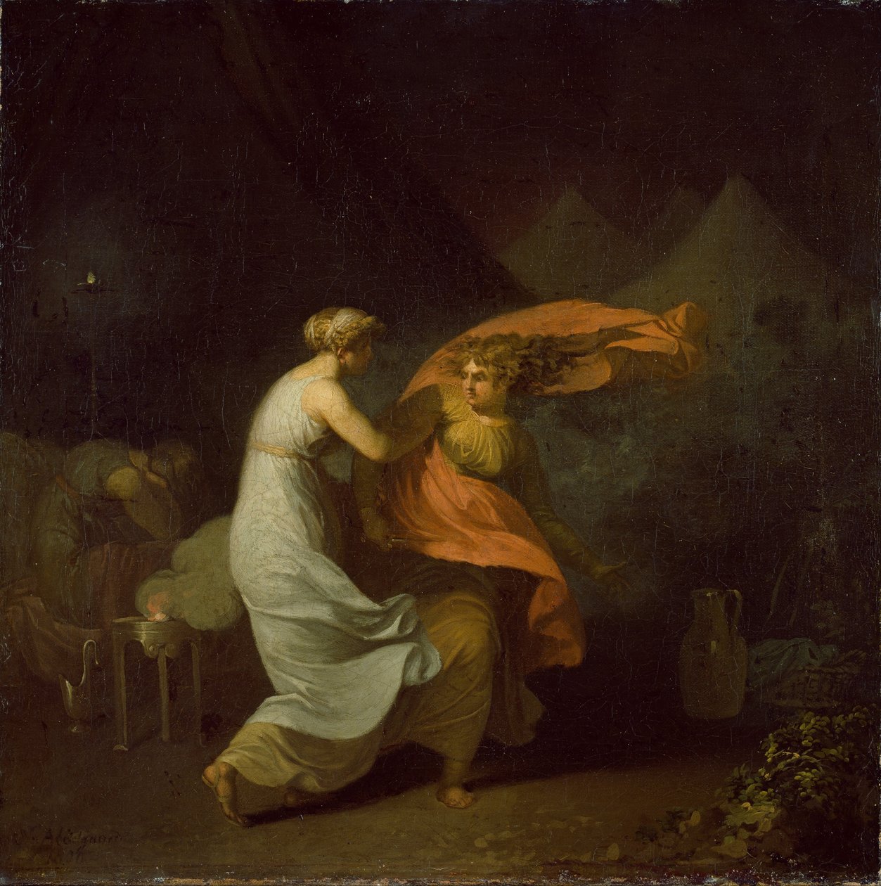 Julia és Fulvia alkotó: Nicolai Abraham Abildgaard