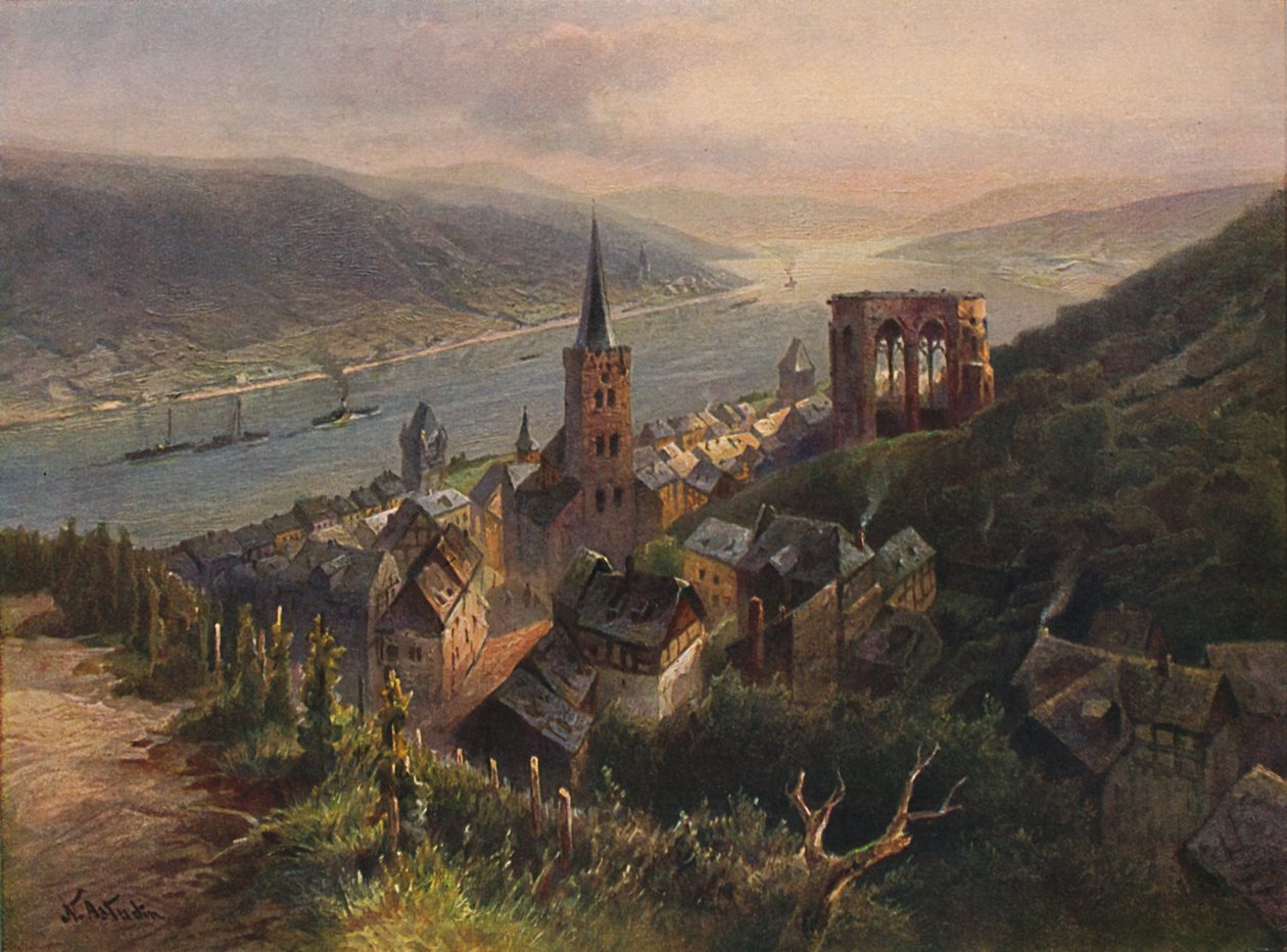 Bacharach, 1923. alkotó: Nicolai Astudin