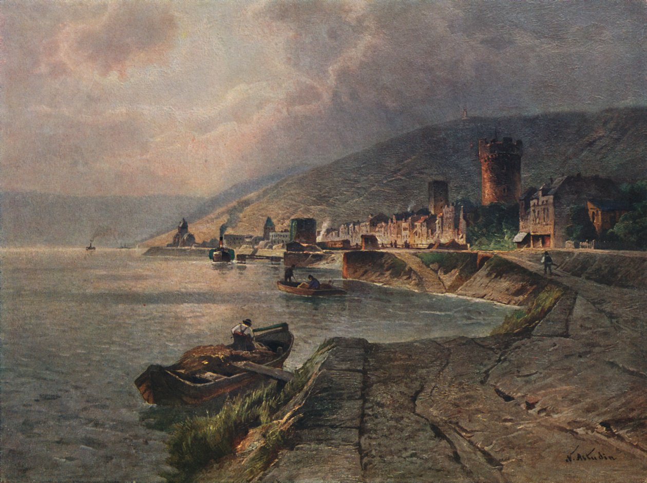 Rudesheim, 1923. alkotó: Nicolai Astudin