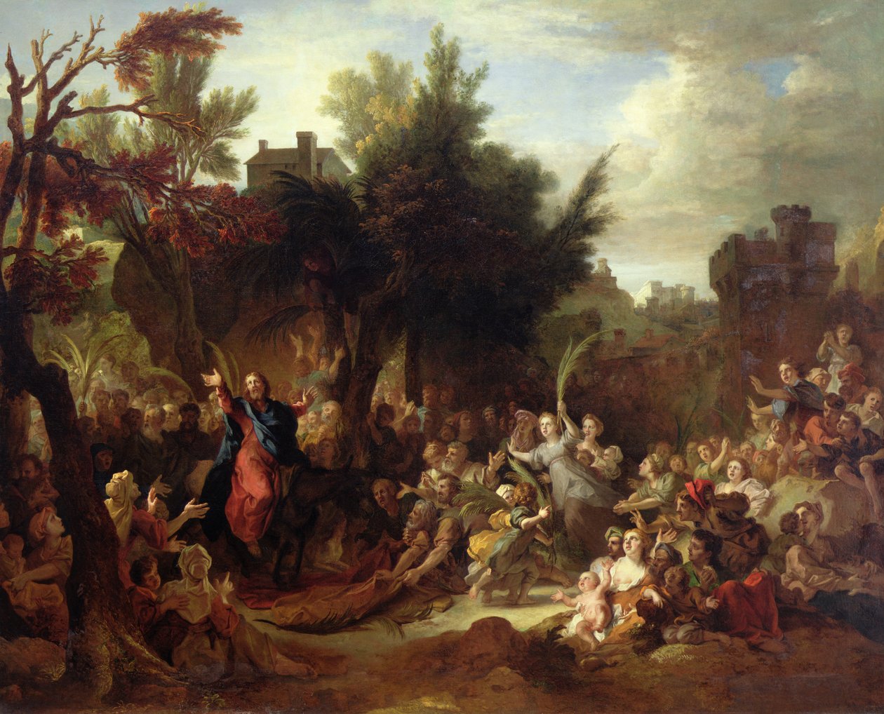 Krisztus belépése Jeruzsálembe, 1720 körül alkotó: Nicolas de Largillière