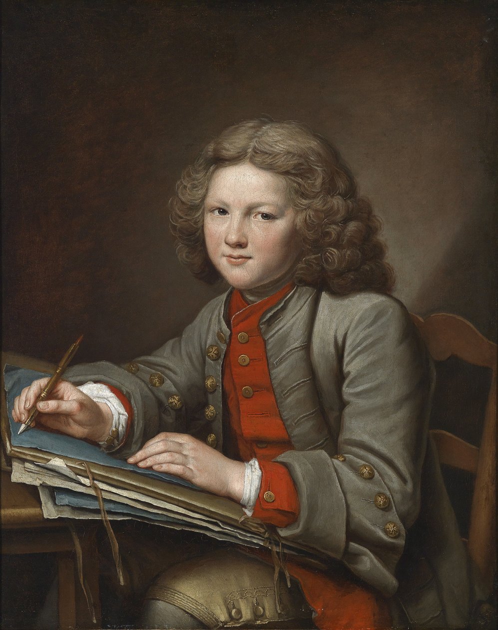 Egy fiú rajz alkotó: Nicolas Bernard Lepicie