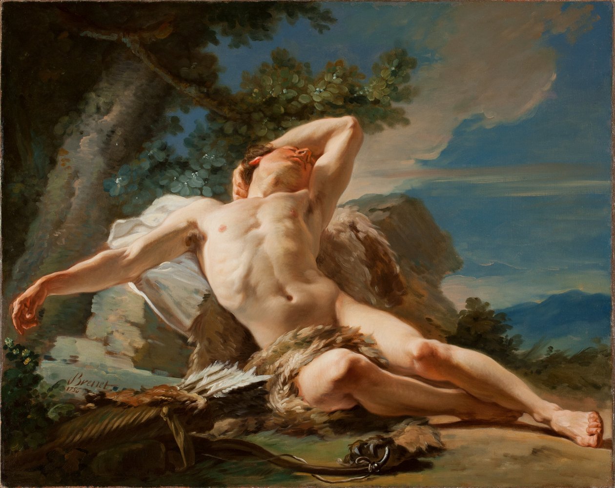 Alvó Endimion, 1756 alkotó: Nicolas Guy Brenet