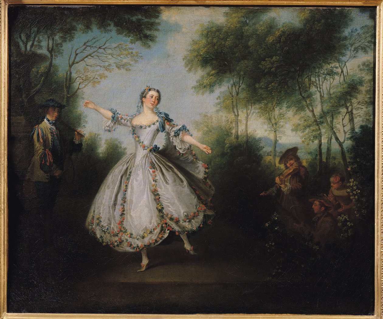 Marie-Anne Cuppi (1710-70) La Camargo néven táncol, 1730 alkotó: Nicolas Lancret