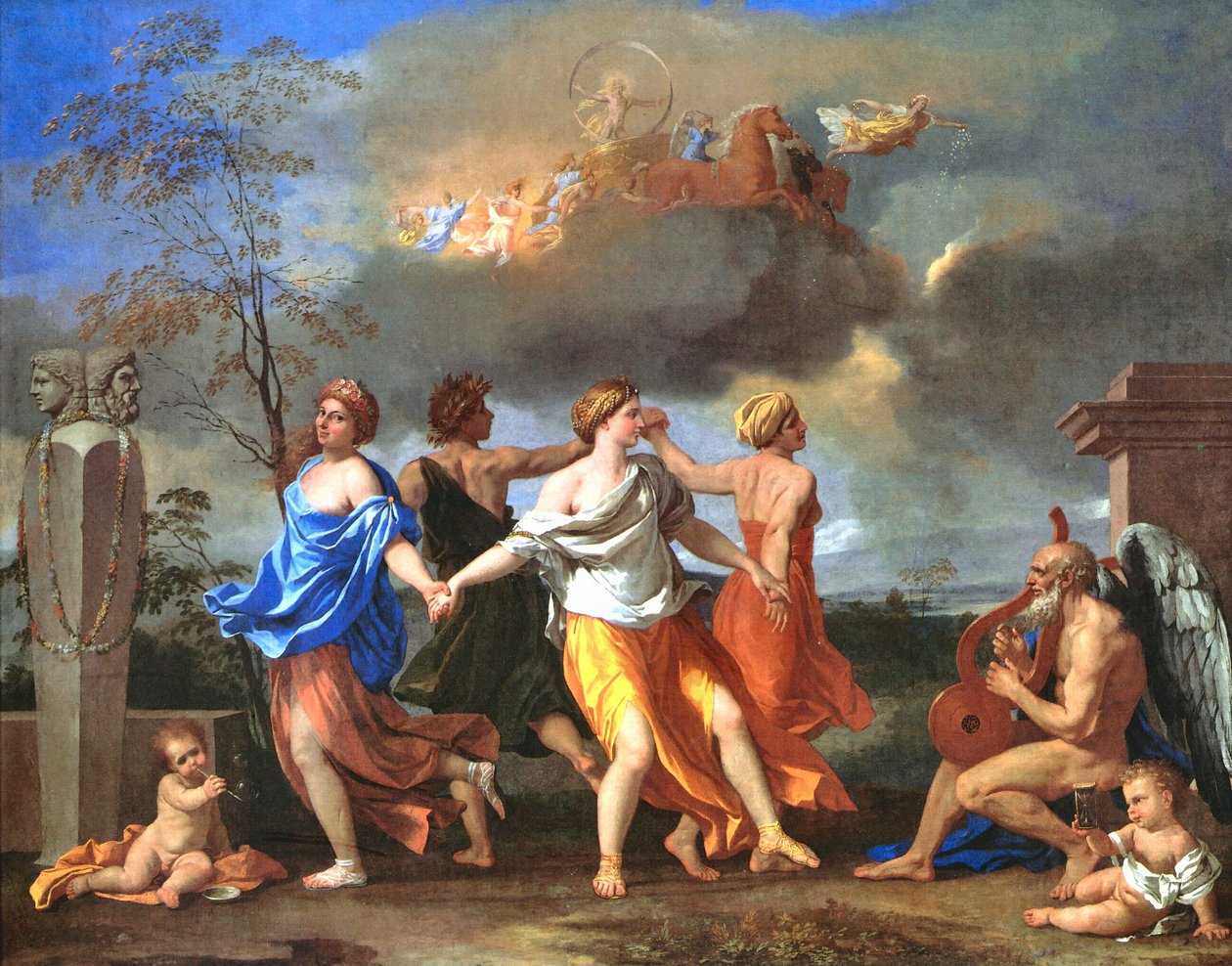Tánc az idő zenéjére alkotó: Nicolas Poussin