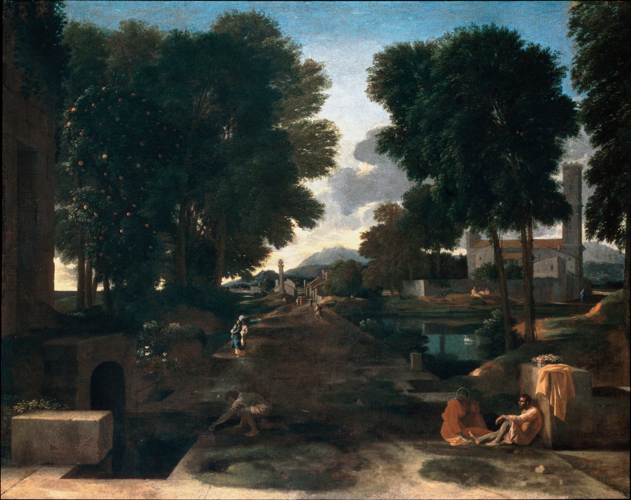 Római út alkotó: Nicolas Poussin